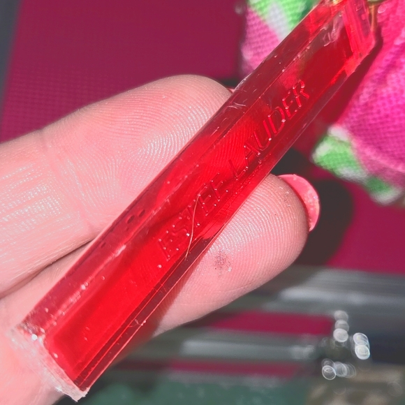 Lilly Pulitzer for Estee Lauder Cosmetic Bag with Pink Flowers - Picture 3 of 6